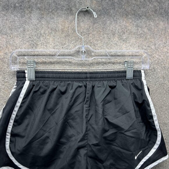 Nike Dri-FIT Running Shorts Womens Small Black White Athletic Training Gym - Picture 4 of 10
